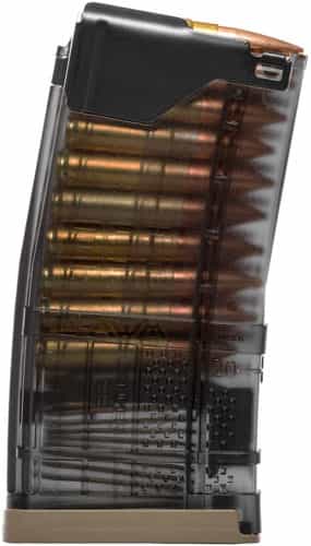 Lancer Magazine L5awm Ar-15 300Blk 20Rd Translucent Smoke
