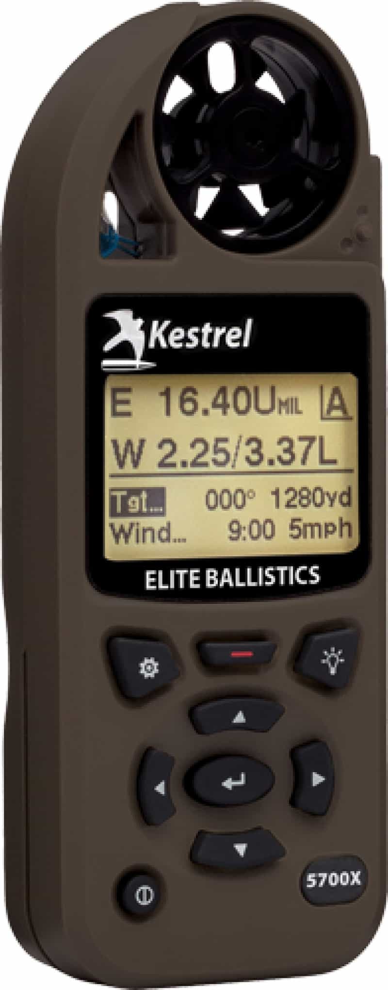 Kestrel 5700X Wez W\/ Applied Ballistics Flat Dark Earth