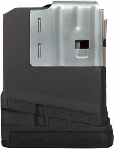 Lancer Magazine L7awm Sr-25 7.62X51 10Rd Opaque Black