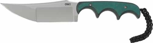 Crkt Minimalist Katana Neck Knife 3.56\" Plain Edge W\/Shth