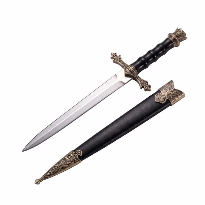14" Medieval Dagger With Sheath