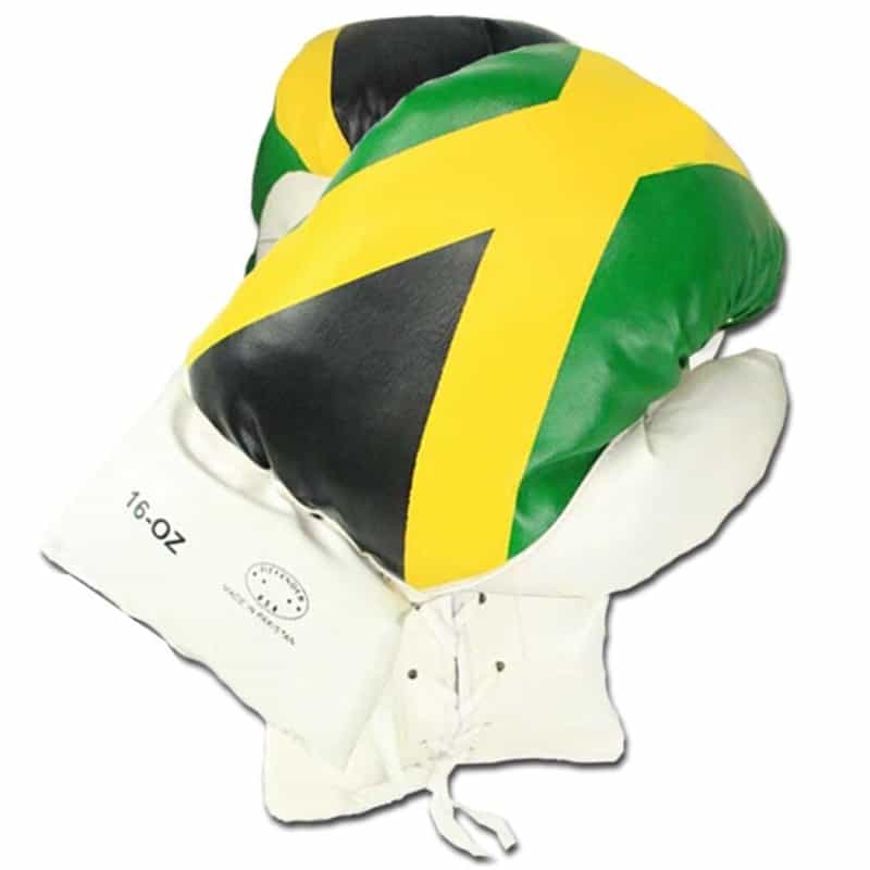 16Oz Jamica Flag Boxing Gloves