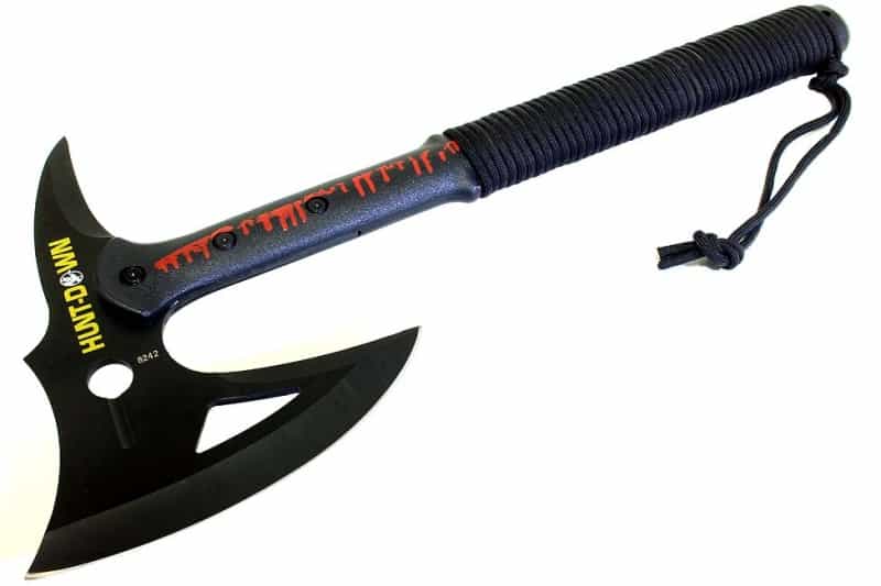 16" Hunt-Down Tactical Axe With Black Blade