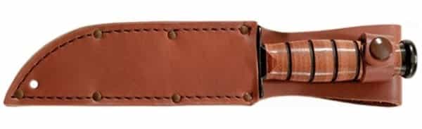 Ka-Bar� Full-Size Plain Brown Leather Sheath