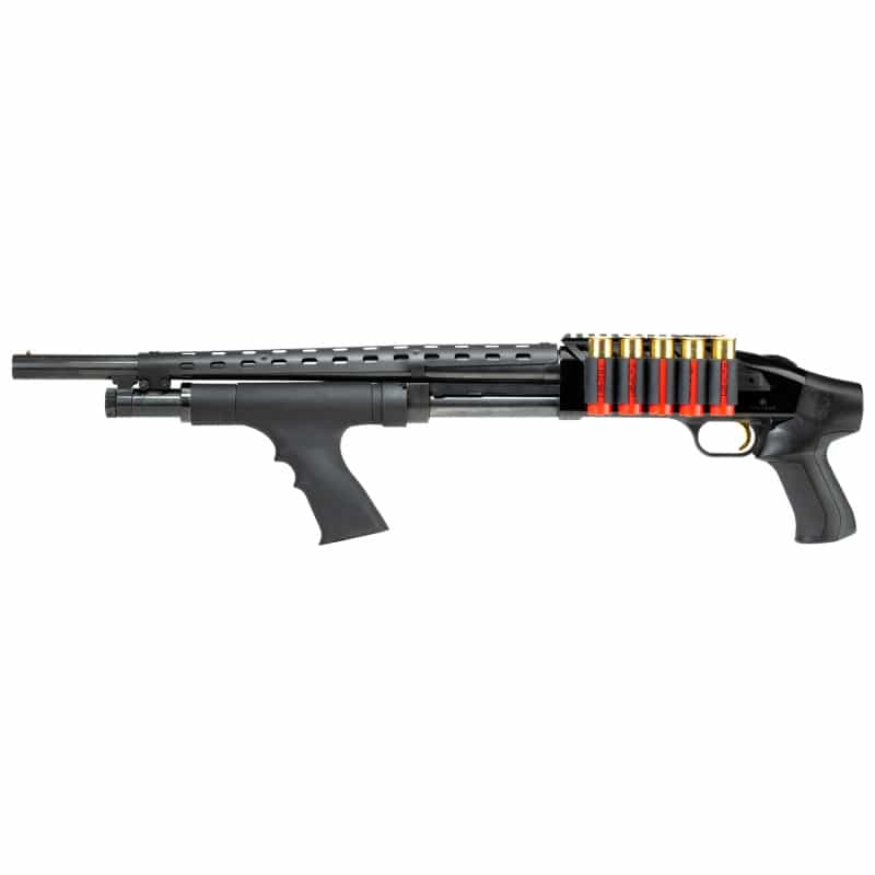 Ati Outdoors, Gen Ii Side Saddle, 9 Shell Customizable, Fits Mossberg 500/590, Fits With Modifications Remington 870, Winchester Sxp And Maverick 88, Black Finish