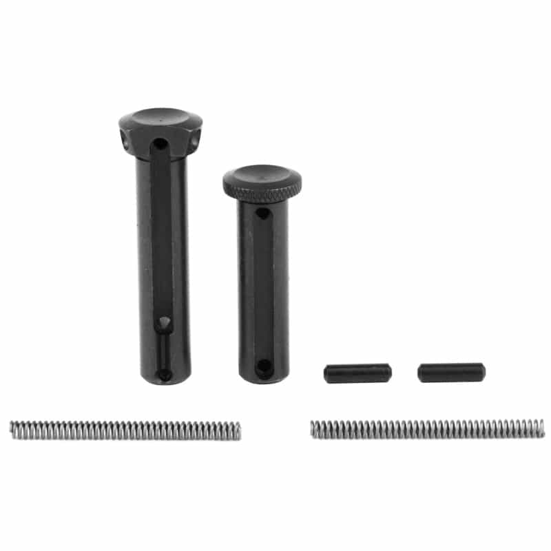 Battle Arms Development, Enhanced Pin Set Kit, For Ar Rifles, Includes Enhanced Takedown Pin, Enhanced Pivot Pin, 2 Kns Detents, And 2 Springs, Black Finish