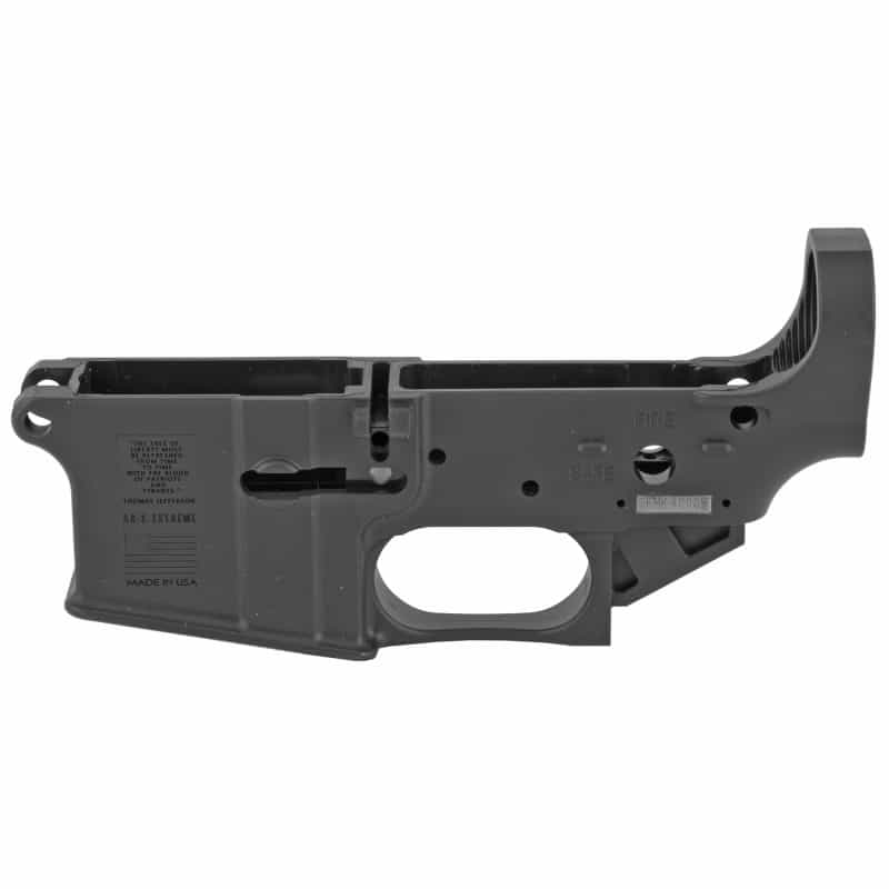 Fmk Firearms, Ar-15 Lower, Semi-Automatic, Black Finish, Polymer