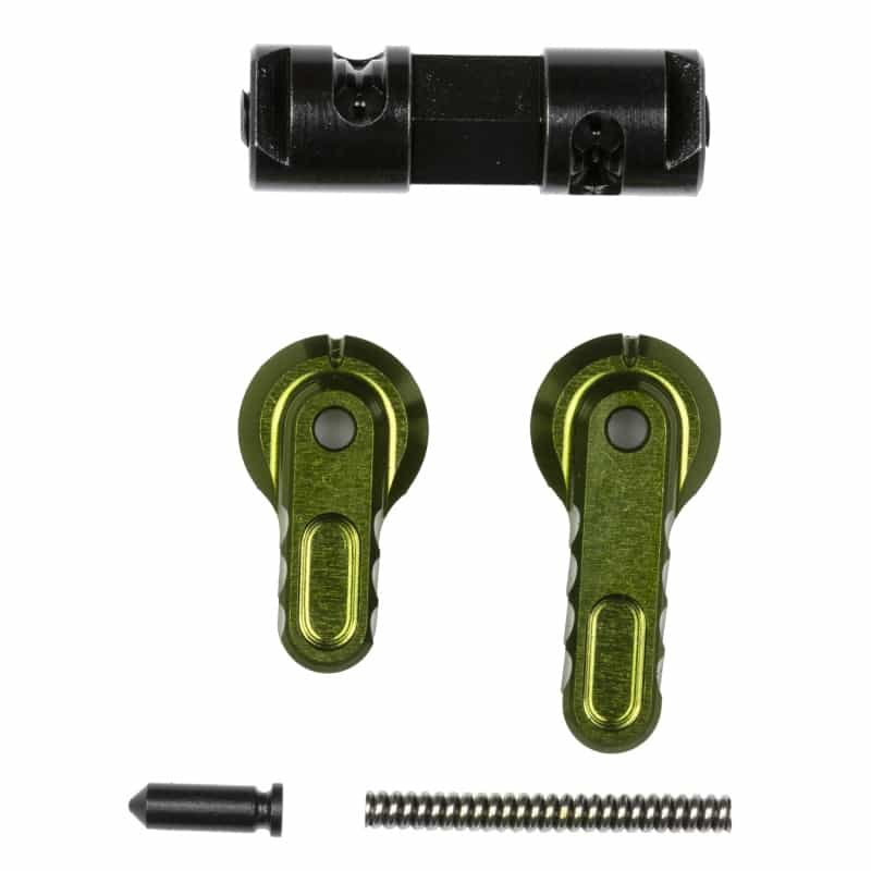 Battle Arms Development, Bad-Ass-Lite, Ambidextrous Safety Selector, 90/60, Lightweight, Reversible, Anodized Finish, Olive Drab Green, Aluminum Construction