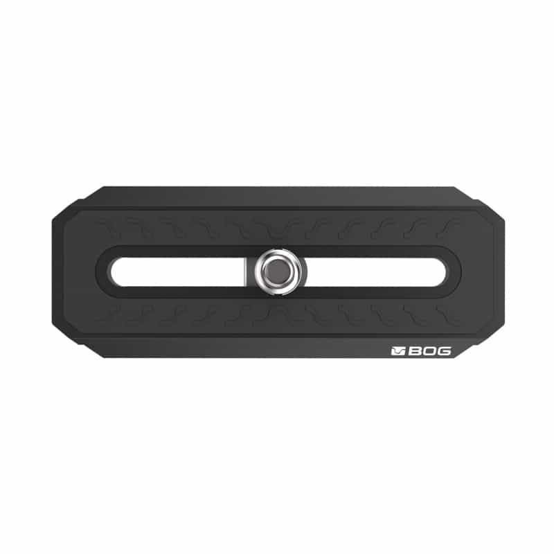 Bog, Arca Swiss Optics Plate, Black, Aluminum Construction