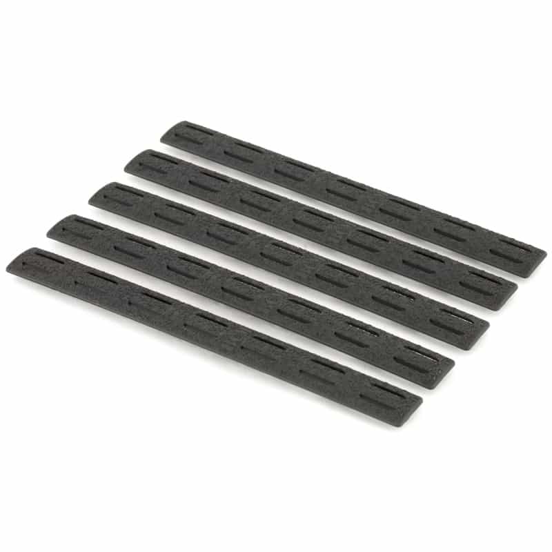 Bravo Company, 5.5" Keymod Rail Panel Kit, 5 Pack, Black