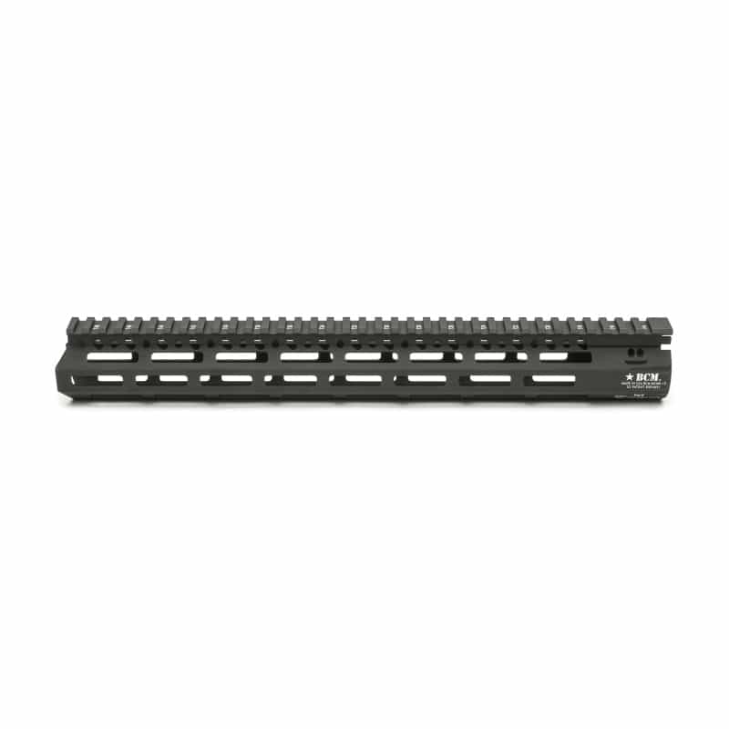 Bravo Company, 15" Mlok Compatible Modular Rail (Mcmr), For Ar Rifles, Black