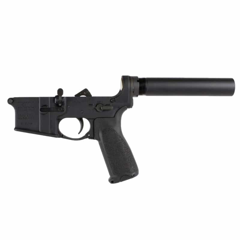 Bravo Company, Pistol Lower Group With Receiver Extension, Semi-Automatic, Pistol, 223 Remington/5.56 Nato, Aluminum, Bcmgunfighter Pistol Grip