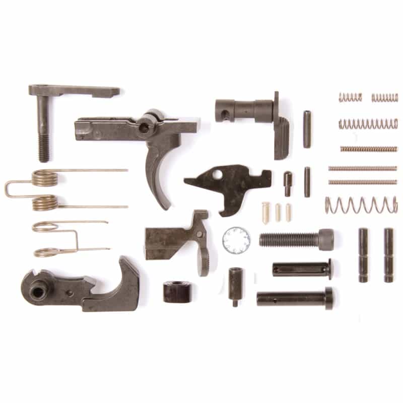 Lbe Unlimited, Lower Parts Kit, 223 Remington/5.56 Nato, Black Finish, Without Trigger Guard Or Pistol Grip