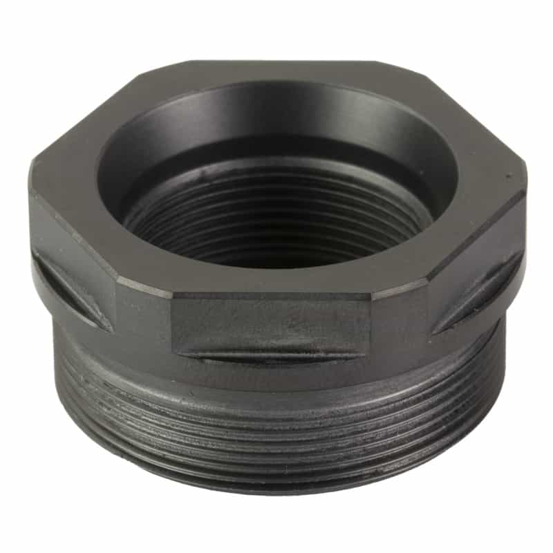 Energetic Armament, Tb Mount, Compatible With Threaded Muzzle Devices, 1.375X24 Thread Pattern, Machined From Titanium, Dlc Finish, Black