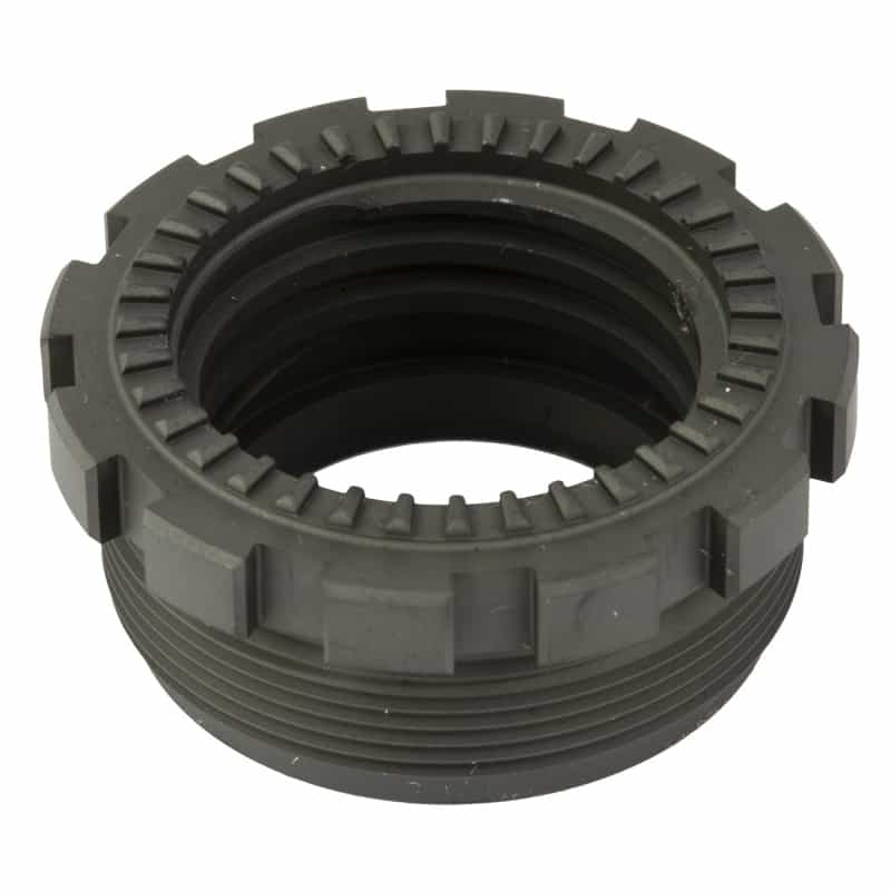 Yankee Hill Machine Co, Kurz Qd Adapter, Titanium, 1.375X24 Rear Mounting Threads, Matte Finish, Black