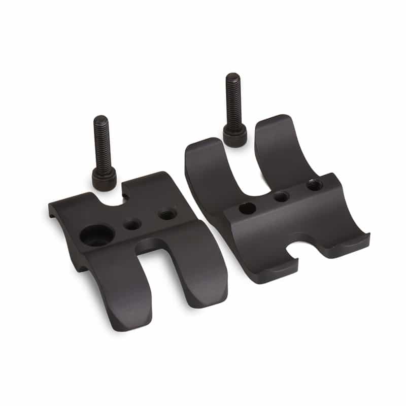 Nordic Components, Shotgun Barrel Clamp, Designed For 12Ga Mxt Extensions, Compatible With Most 12Ga Shotguns, Features 10-32 Threaded Hole On Each Side For Mounting Accessories And Rails, Not Compatible With Mossbergs, Benelli Nova/Super Nova
