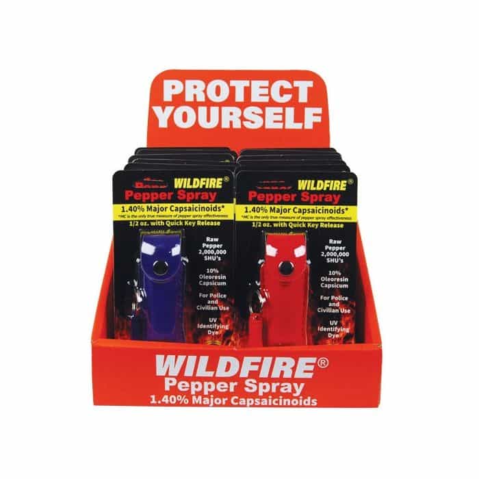 Wildfire Display 12 1/2Oz Leatherette Mixed (4 Black, 4 Blue, 4 Red)