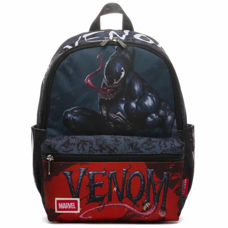 13" Marvel Venom We Are Venom Deluxe Nylon Mini Backpack With Adjustable Shoulder Straps