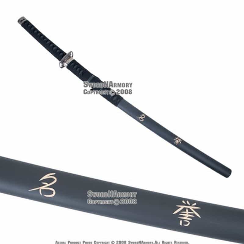 Last Samurai Japanese Sword Katana Bushido Code Honor Engraved On Saya W/ Stand