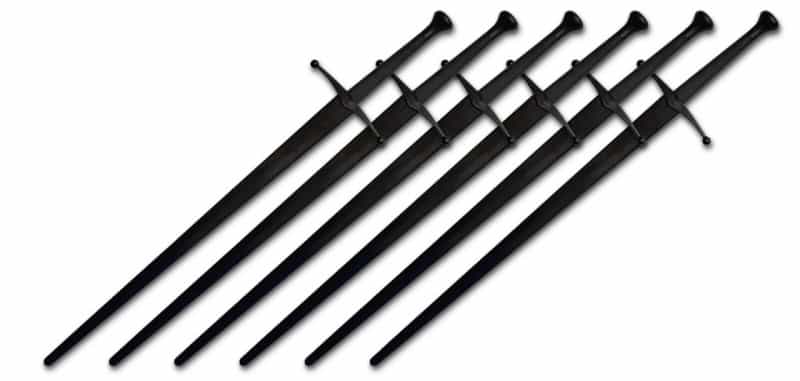 Synthetic Longsword School 6-Pack - Black Blade By Red Dragon Armoury
