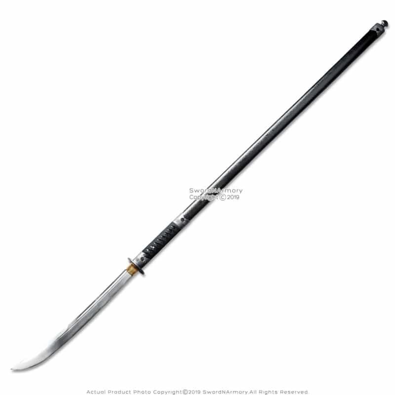 Functional 69.5" Carbon Steel Japanese Samurai Naginata Pole Arm