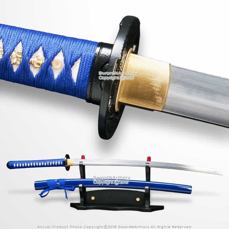 Musashi Brand Dh T10 Steel Choji Hamon Handmade Samurai Katana Sword Eagle Tsuba
