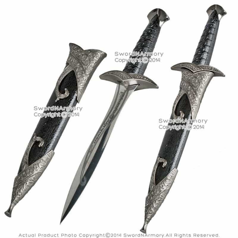 11" Short Fantasy Sting Sword Small Dagger With Scabbard Letter Opener Size