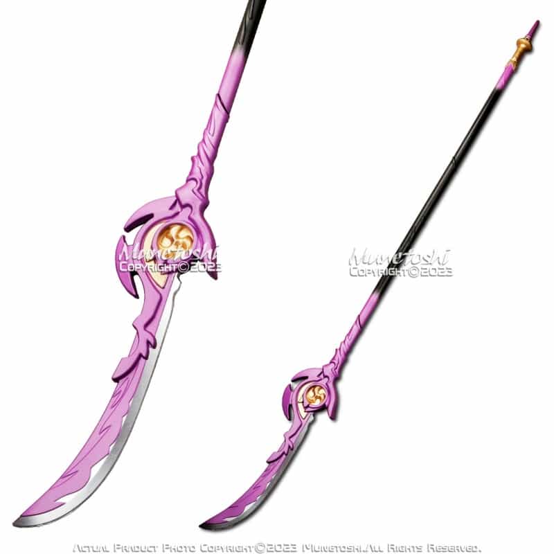 71" Ascended Engulfing Lightning Foam Naginata Polearm Spear Impact Fantasy Game