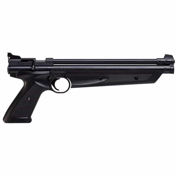 Crosman American Classic .177Cal Variable Pump Powered Pellet Single Shot Air Pistol – Black