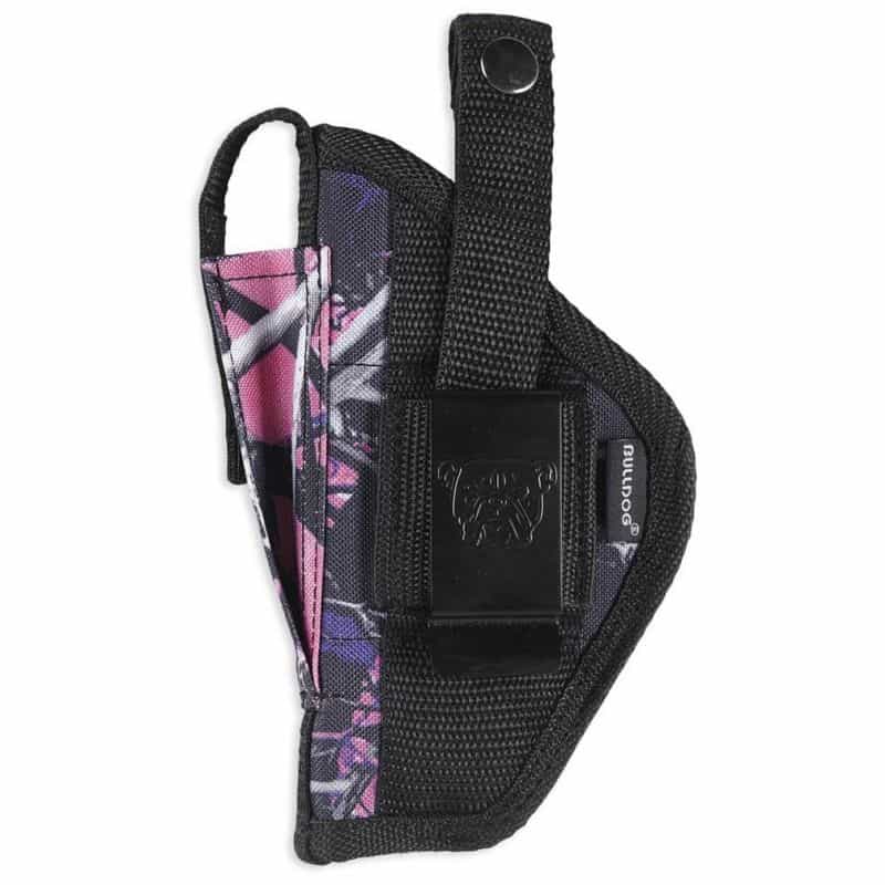 Bulldog “Muddy Girl” Camo – Belt Loop/Clip Ambidextrous Holster (Size 1)