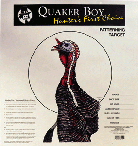 Quaker Boy Paper Target Turkey 20\" X 20\" 100-Pack