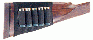 Michaels Shotgun Buttstock Shell Carrier 5-Loop Black