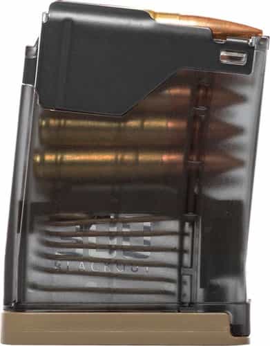 Lancer Magazine L5awm Ar-15 300Blk 10Rd Translucent Smoke