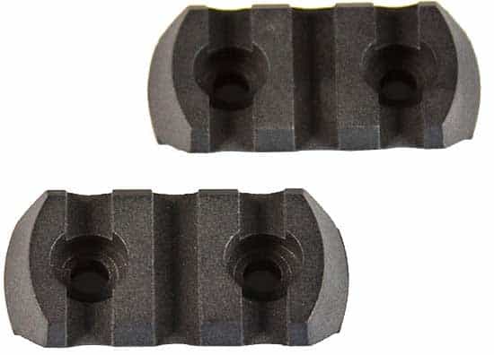 J&E Polymer Mlok Rail 1.5\" 3-Slot 2Pk