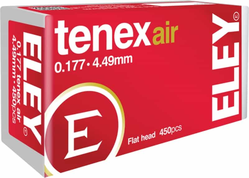 Eley Tenex Air Pellets 177 4.49Mm 8.2 Grains 450-Pack