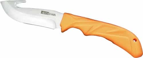 Accusharp Gut-Hook Knife 3.5\" Blade Non Slip Grip