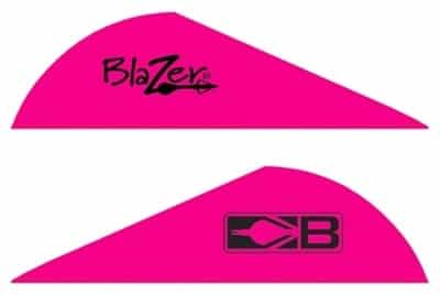 Bohning Blazer Vanes 2\" Solid Hot Pink 36Pk