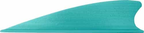 Tac Vanes Matrix 2.25\" Shield Cut Turquoise 36 Pack