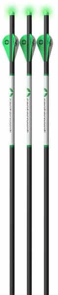 Centerpoint Xbow Arrow Premium 20\" Grn Lighted Nock .003 3Pk