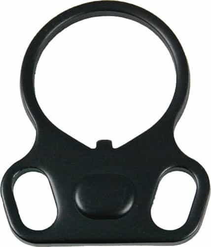 Guntec Ar15 Single Point Sling Adapter Ambi Black