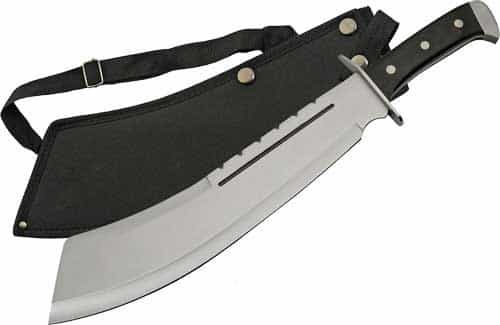 Szco Rite Edge 13.5\" Black Bully Machete Ss Blade W\/Shth