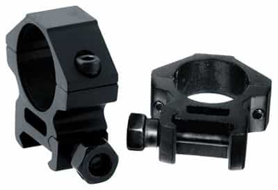Utg Rings 1\" Low Profile Matte Black Picatinny\/Weaver