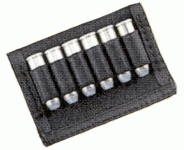 Michaels Handgun Cartridge Slide 6-Loops Nylon Black