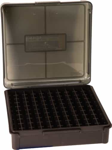 Frankford Arsenal Ammo Bx 380 9Mm 100 Rnd Blk\/Smk Hinge Top