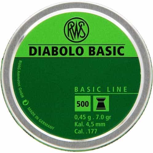 Rws Pellets 177 Diabolo Basic Line 7.0 Grains 300-Pack