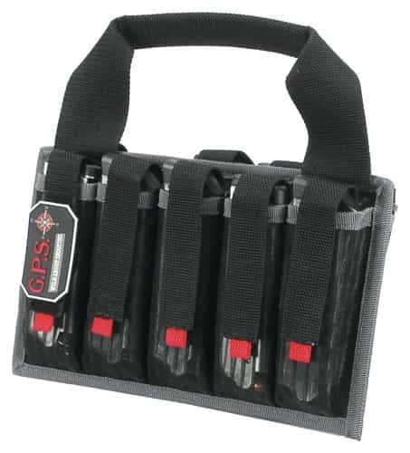 Gps Pistol Magazine Tote Holds 10-Pistol Mags Black