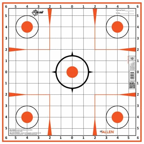 Allen Ez Aim Sight Grid Trgt 12-Pk 12\"X12\"