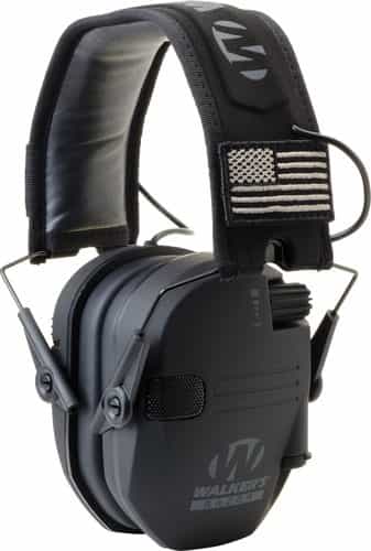 Walkers Muff Electronic Razor Slim Patriot 23Db Black