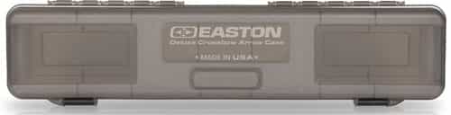 Easton Deluxe Crossbow Bolt Box Holds 12 Xbow Bolts Grey
