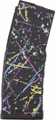 Amend2 Ar-15 Magazine 5.56X45 30Rd Poly Mod3 Neon Splatter